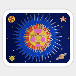 Groovy Sun Sticker